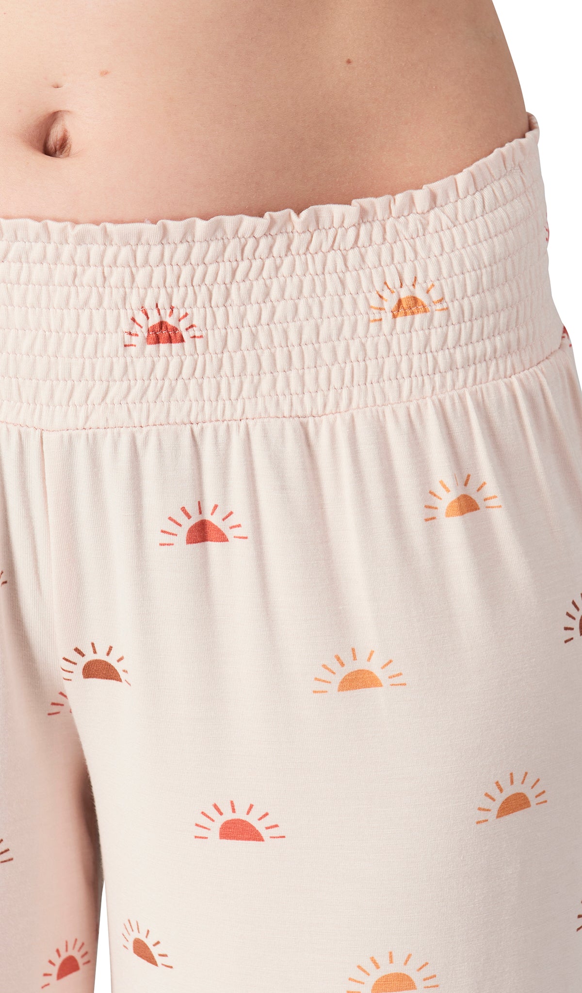 Sunrise Analise 3-Piece Set, detailed shot of smocked elastic waistband.