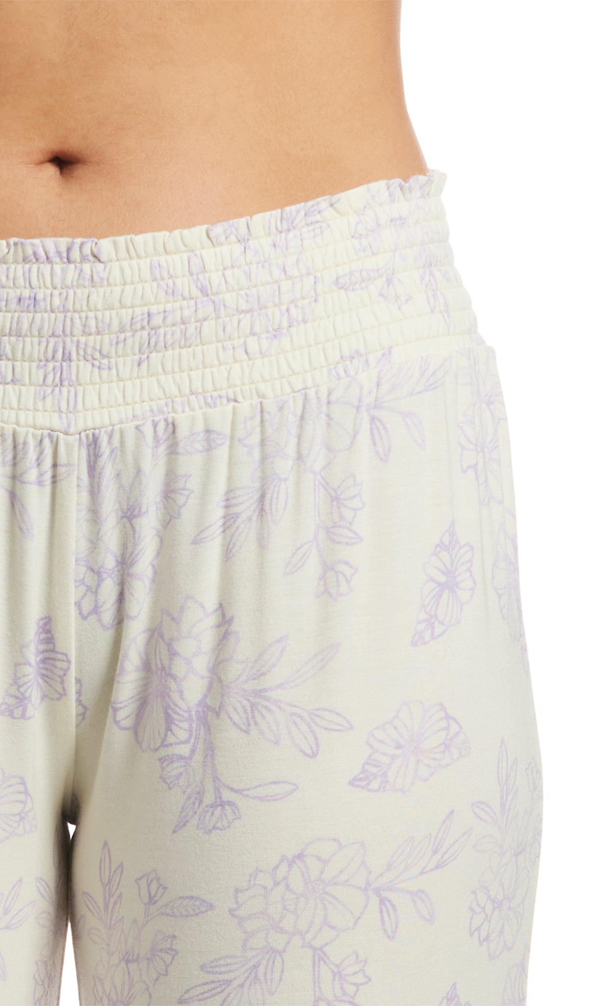 Bali Joy 2-Piece Set, detailed shot of smocked elastic waistband.