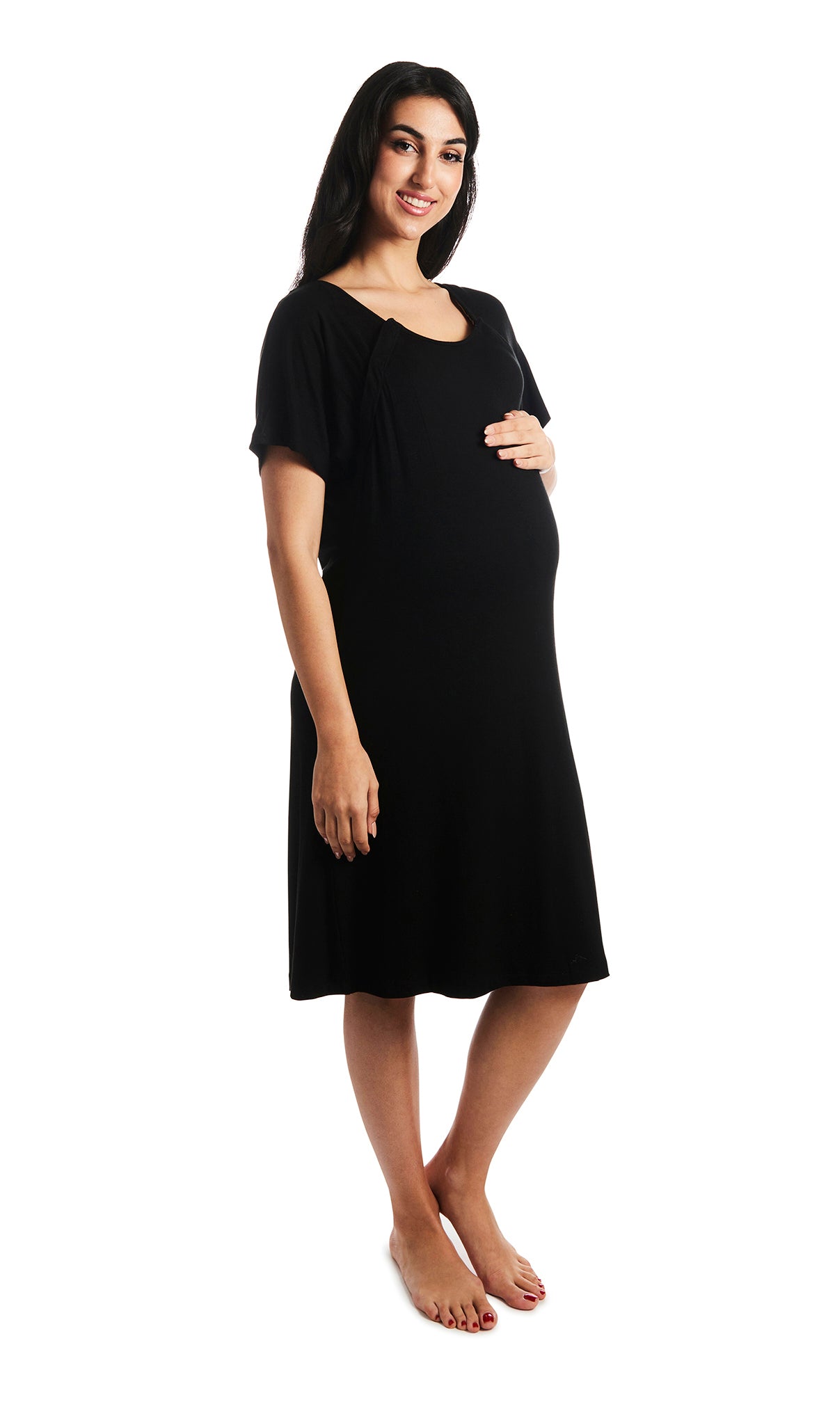 everly grey maternity dress Everly Grey Kaitlyn Navy Wrap Maternity Dress