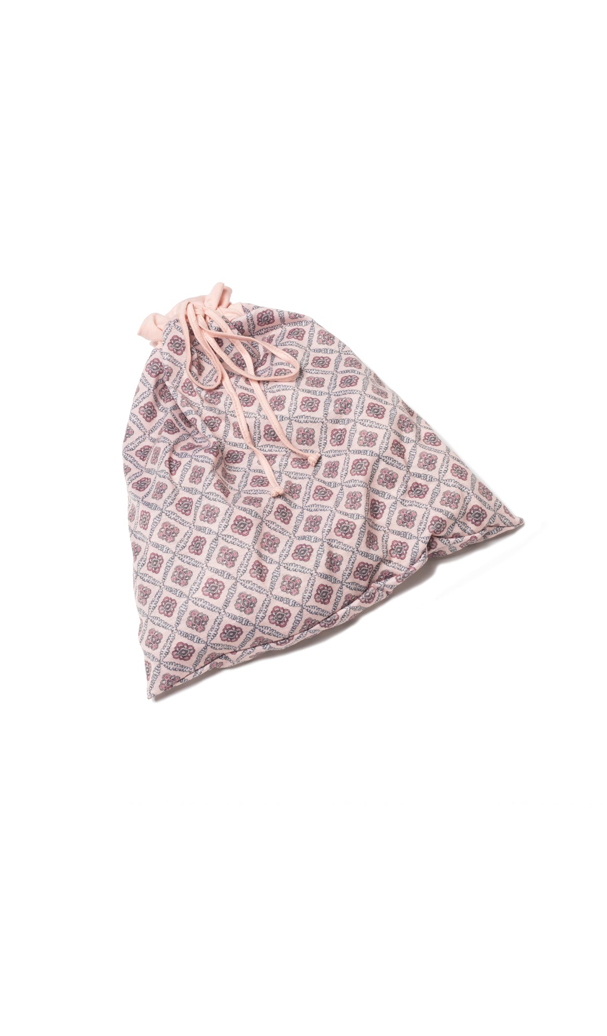Pink Blush Dawn Chemise/Robe comes with matching fabric drawstring gift bag.