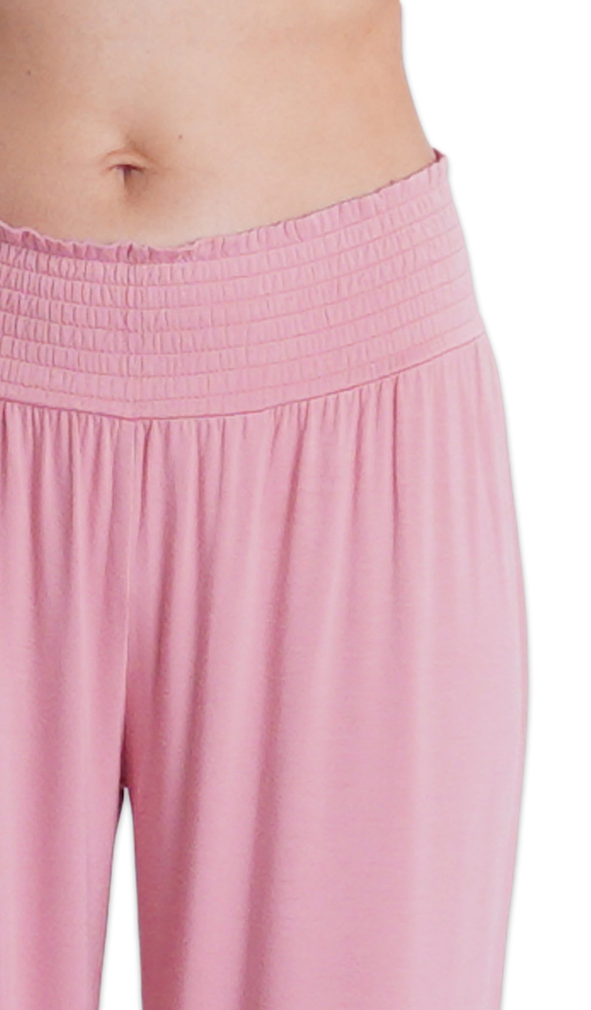 Rose Analise 3-Piece Set, detailed shot of smocked elastic waistband.