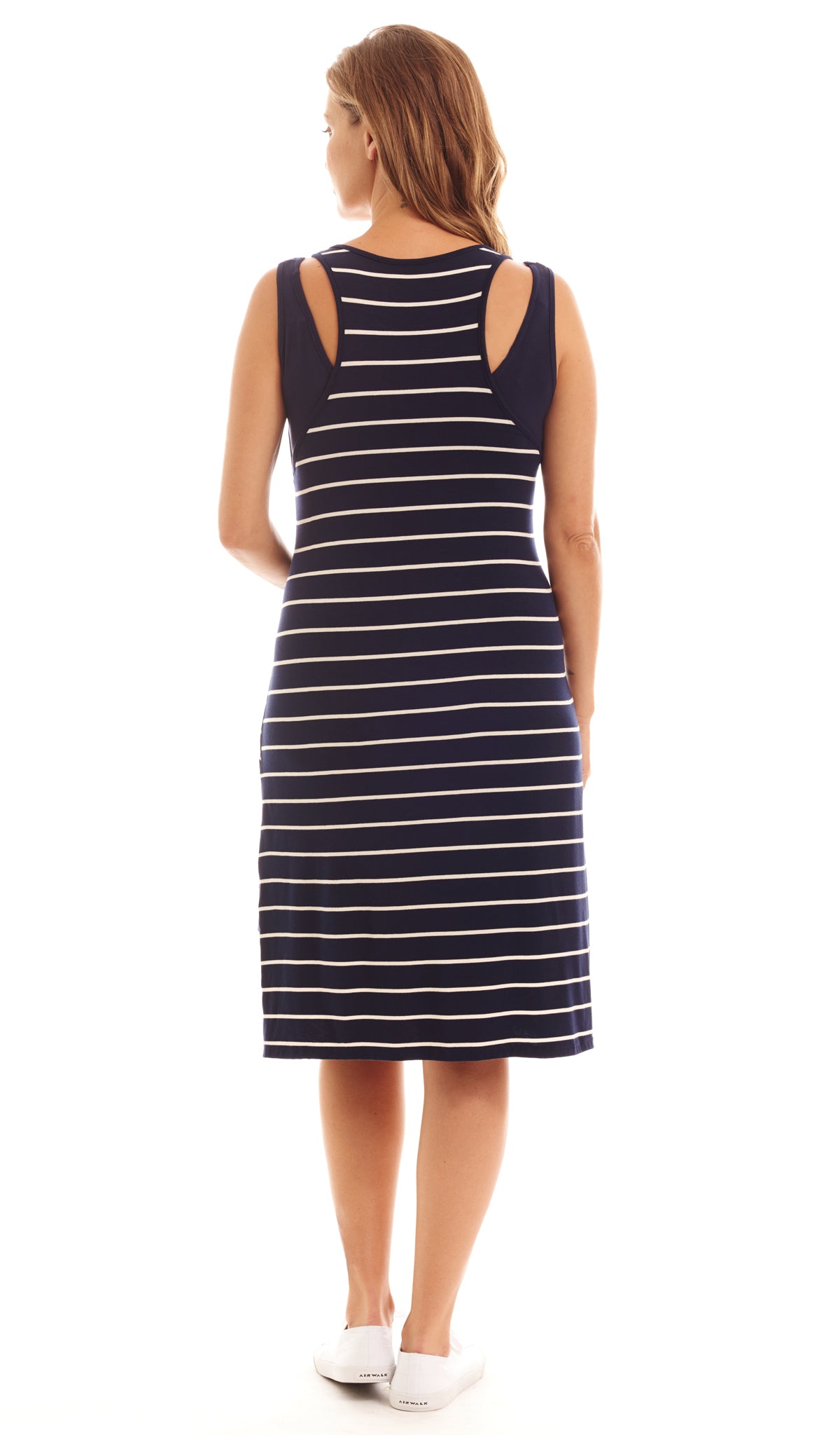 Alex 2-Piece Navy Stripe Dress - Final Sale