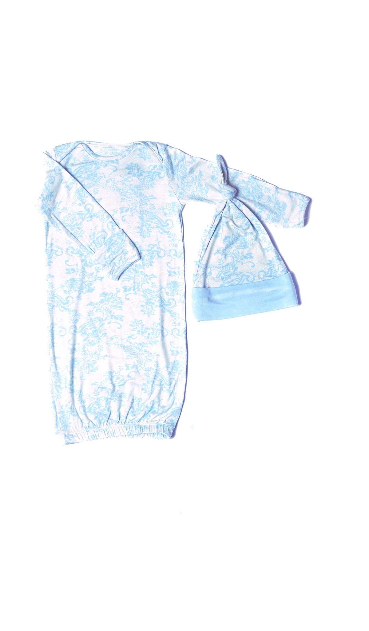Gown 2-Piece Blue Chantilly - Final Sale