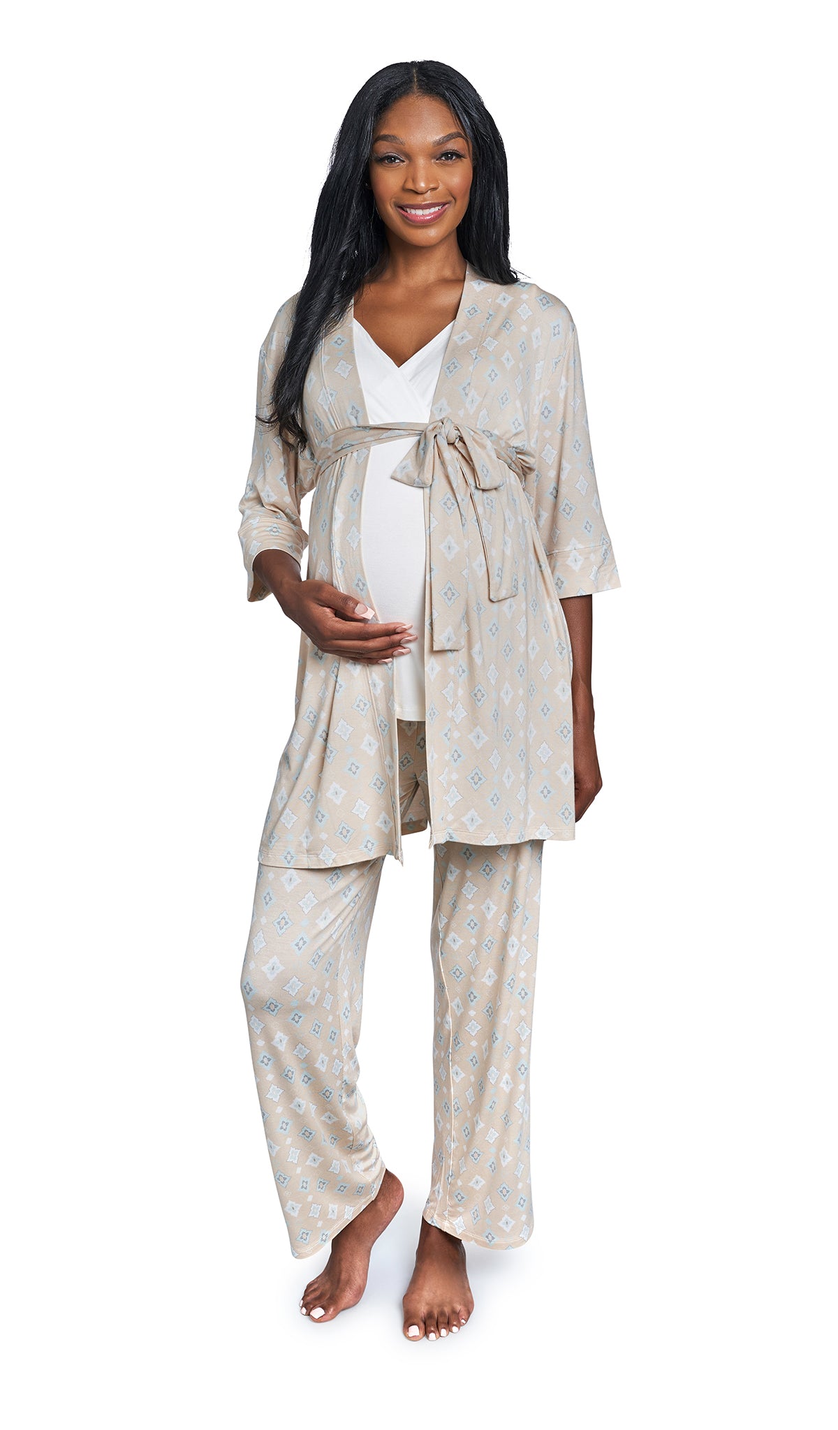 3 piece discount nursing pajama set