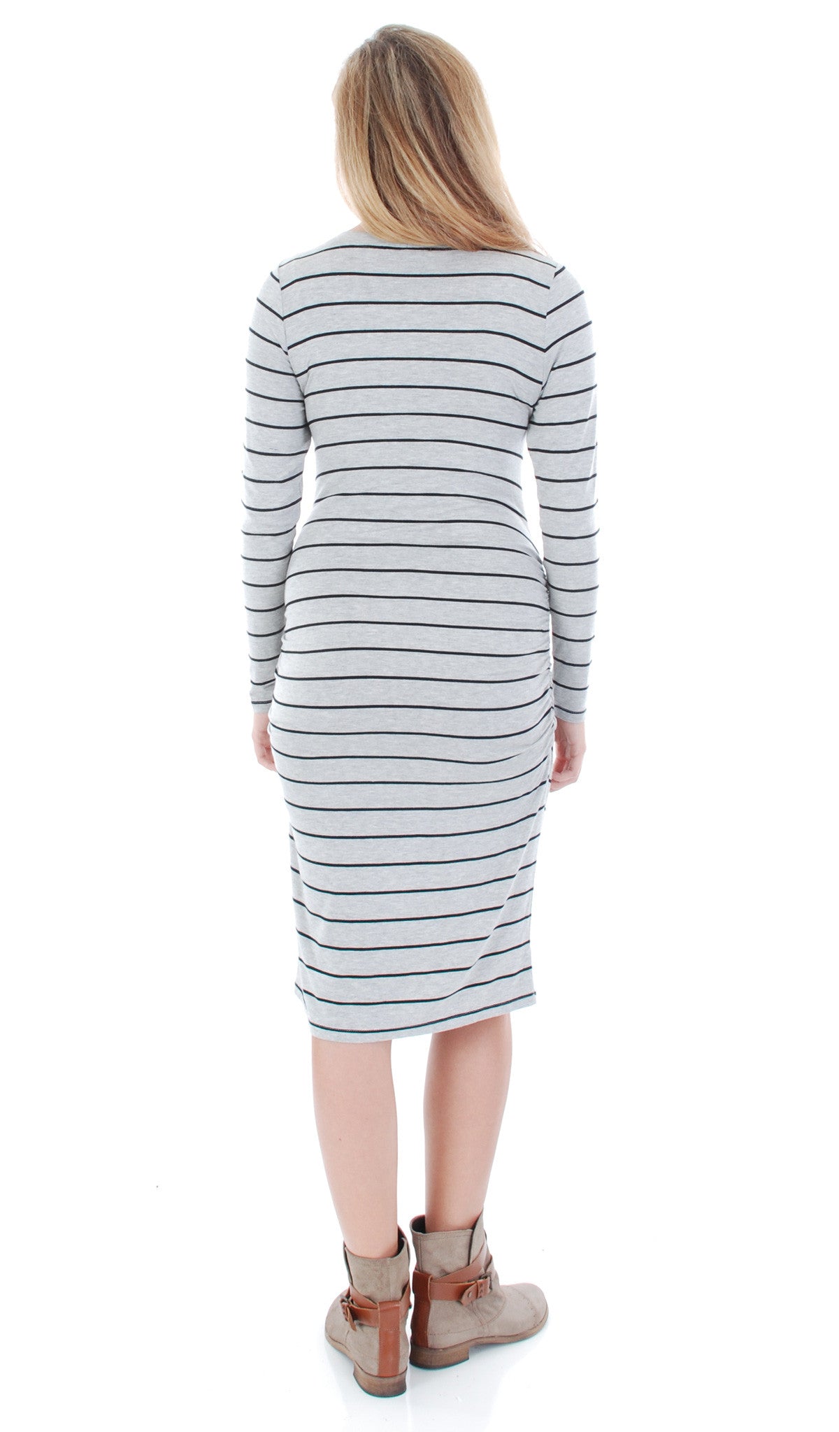 Hanh Grey Stripe - Final Sale